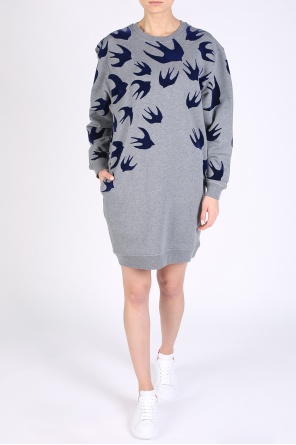 Patterned sweatshirt dress, zdjęcie 2 Patterned sweatshirt dress od McQ Alexander McQueen